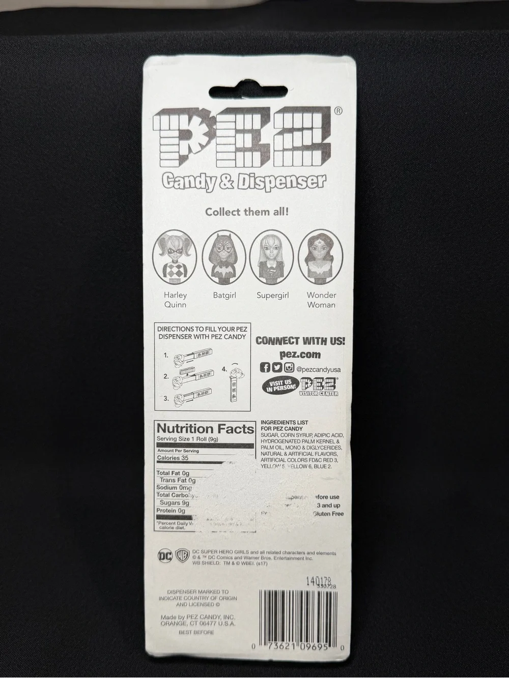 2 Wonder Woman /Girl PEZ Dispensers New DC Superhero Girls Justice League